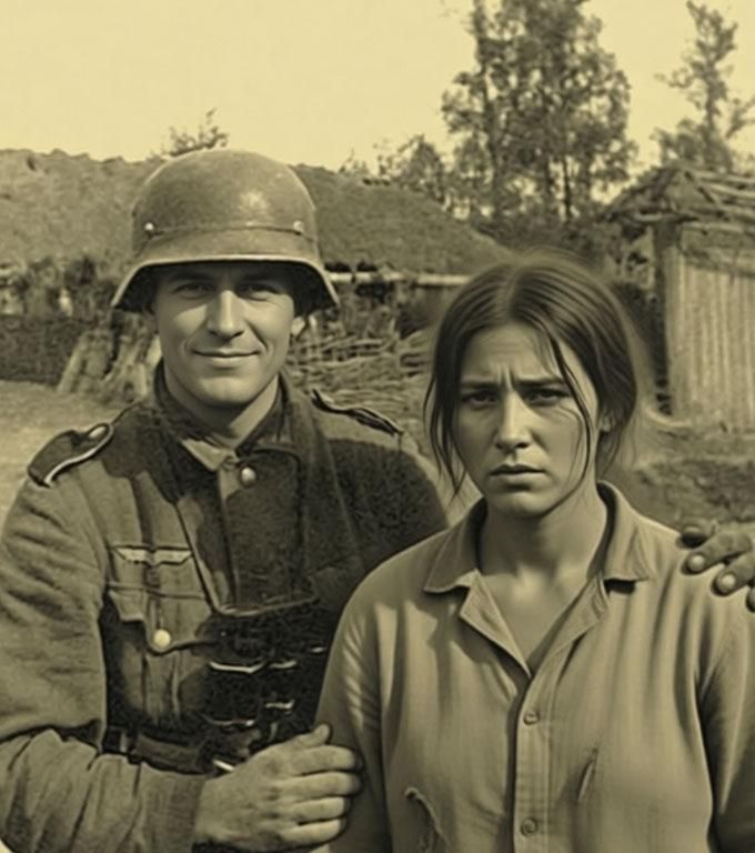 Toamna anului 1942. Într-o mică casă de la marginea orașului, unde vântul se lupta cu coșurile de fum, Antonina cosea o rochie de catifea de culoare vișinie închisă.