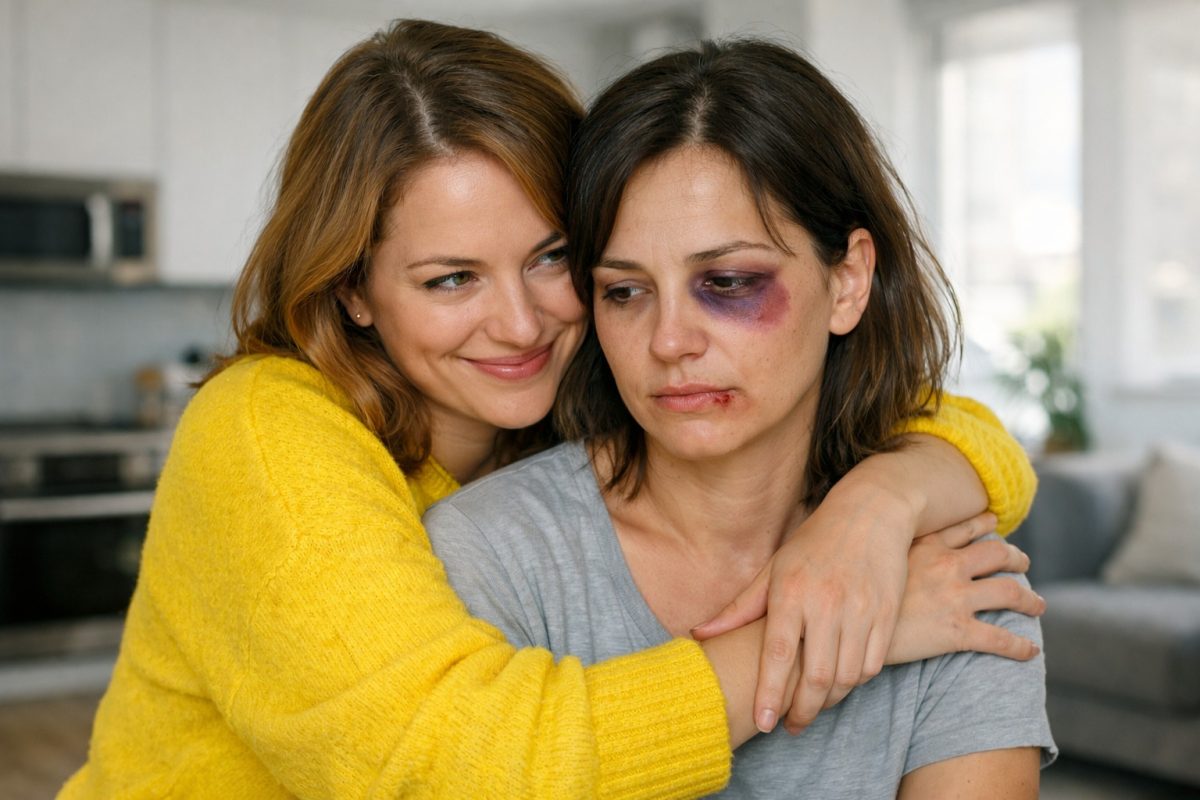 Sora mea geamănă a apărut la ușa mea, plină de vânătăi. Când am aflat că soțul ei o bate constant, am făcut un pas disperat — ne-am schimbat viețile pentru a-i da o lecție pe care nu o va uita niciodată.