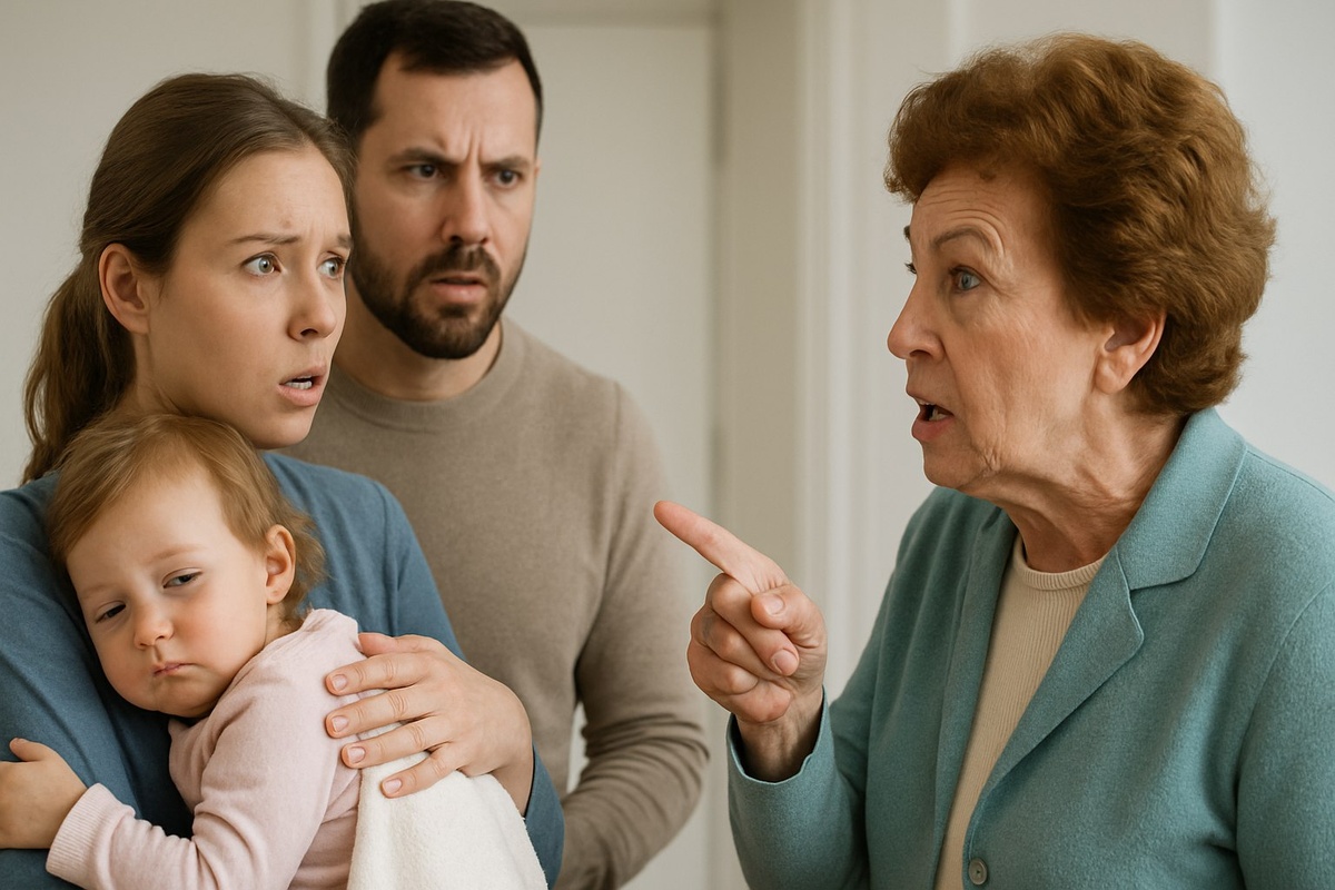 — Uvedite eyo otsyuda! — svekrov’ podzhala guby, vzglyanuv na vnuchku. Marina posmotrela na neyo s izumleniem: — No