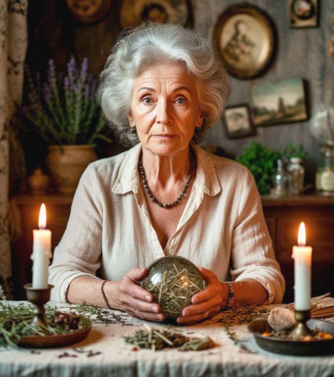 Вечером, когда темные тучи затянули небо, словно грязная тряпка, Марина шла по лесной тропинке к старой ведьминской хижине.