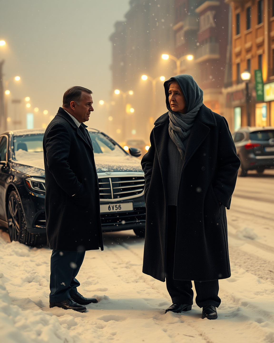 Aleksandr speshil po delam, kogda k nemu podoshla pozhilaya zhenschina i on zamer, uvidev ser’gi v eyo ushakh. On uzhe ser’yozno opazdyval na vazhnuyu vstrechu.