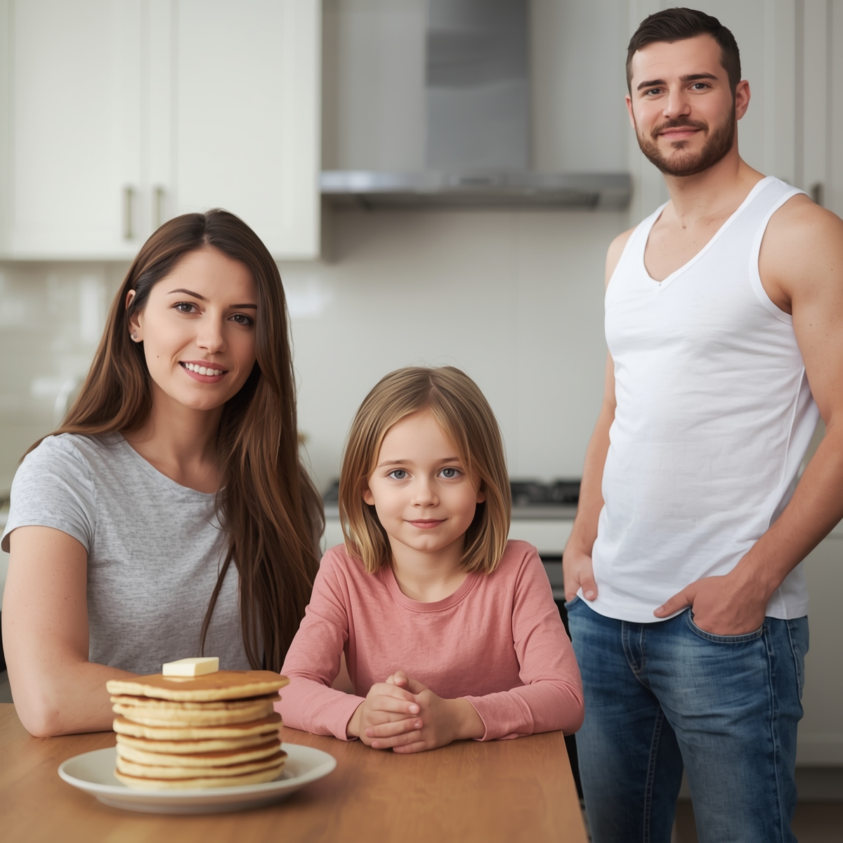 Anna sidela na kukhne, prizhav golovu k rukam. V vozdukhe tsarila tishina: mladshaya doch’ Liza boltala po telefonu, a starshiy syn Artyom utknulsya v planshet.