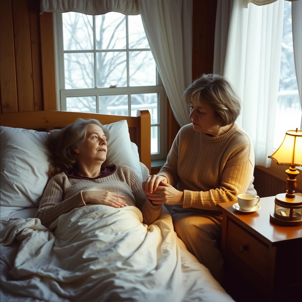 Metel’ za oknom, ya lezhu s temperaturoy 39, i vdrug — eyo golos v dveryakh. Odnoklassnitsa, kotoruyu ya ne videla 15 let, priekhala iz drugogo goroda.